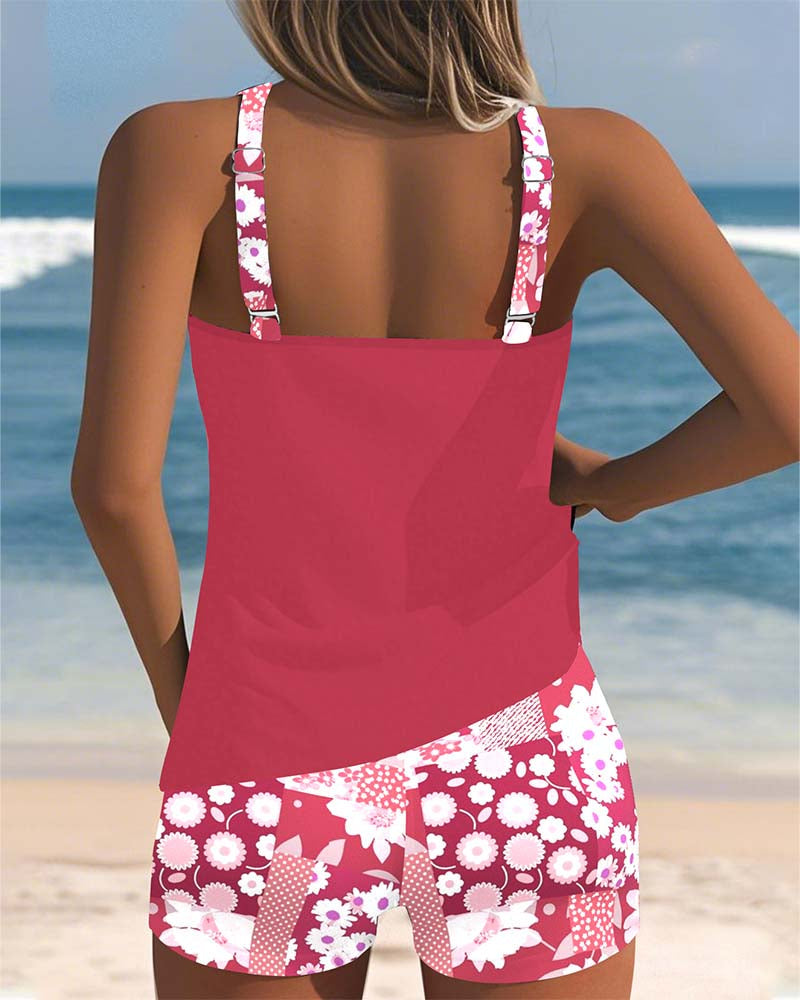 Sabrina | Maillot De Bain 2 Pièces Confortable À Motif Floral