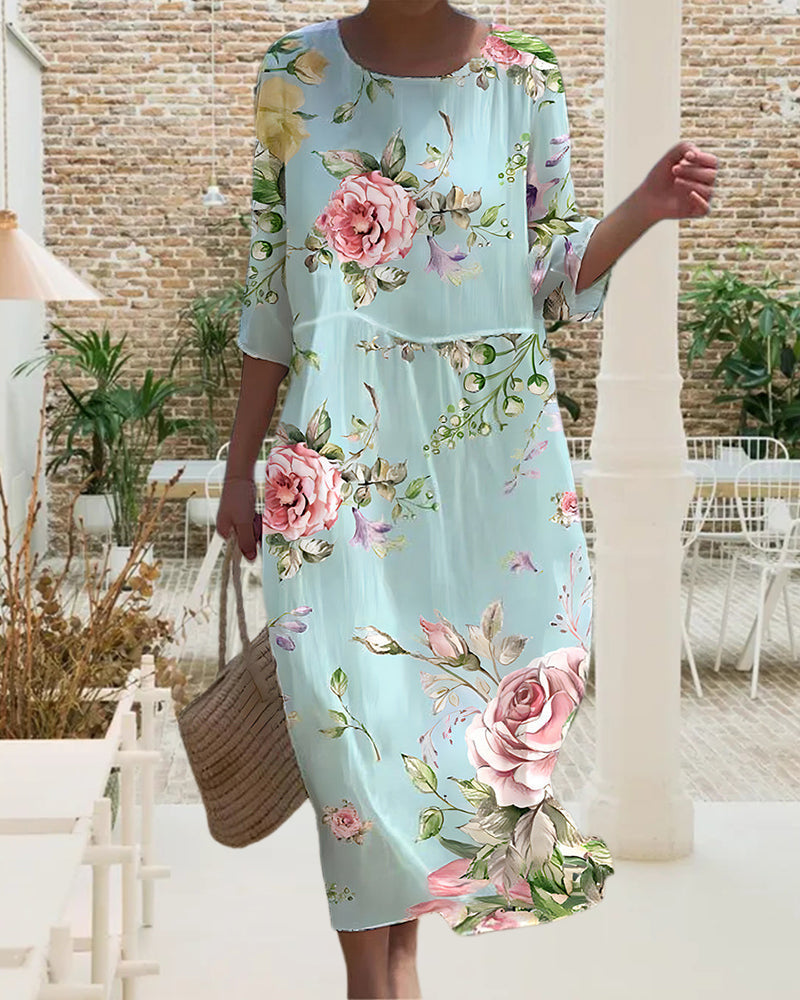 Chloé | Élégante Robe Fleurie