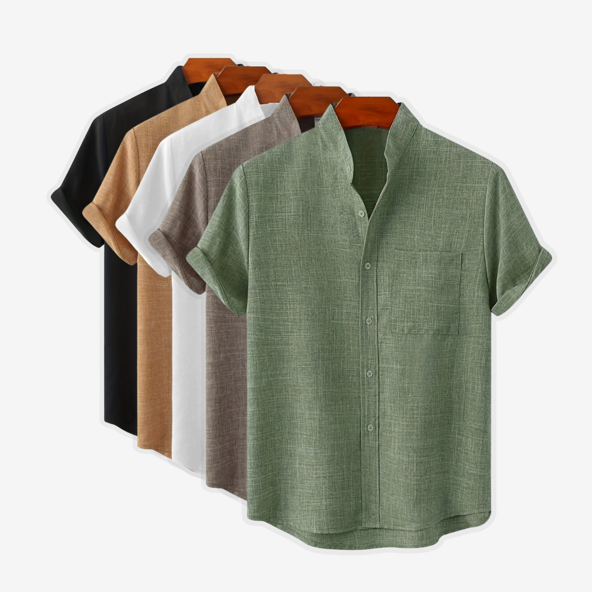 Damer | Chemise Homme en Coton et Lin