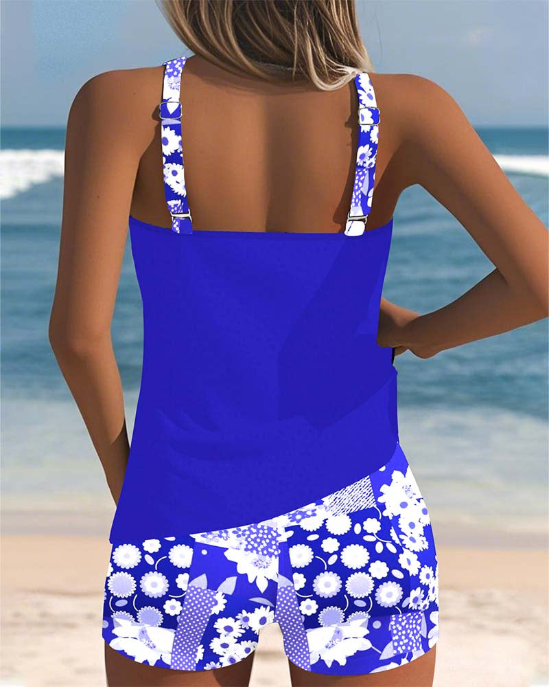 Sabrina | Maillot De Bain 2 Pièces Confortable À Motif Floral