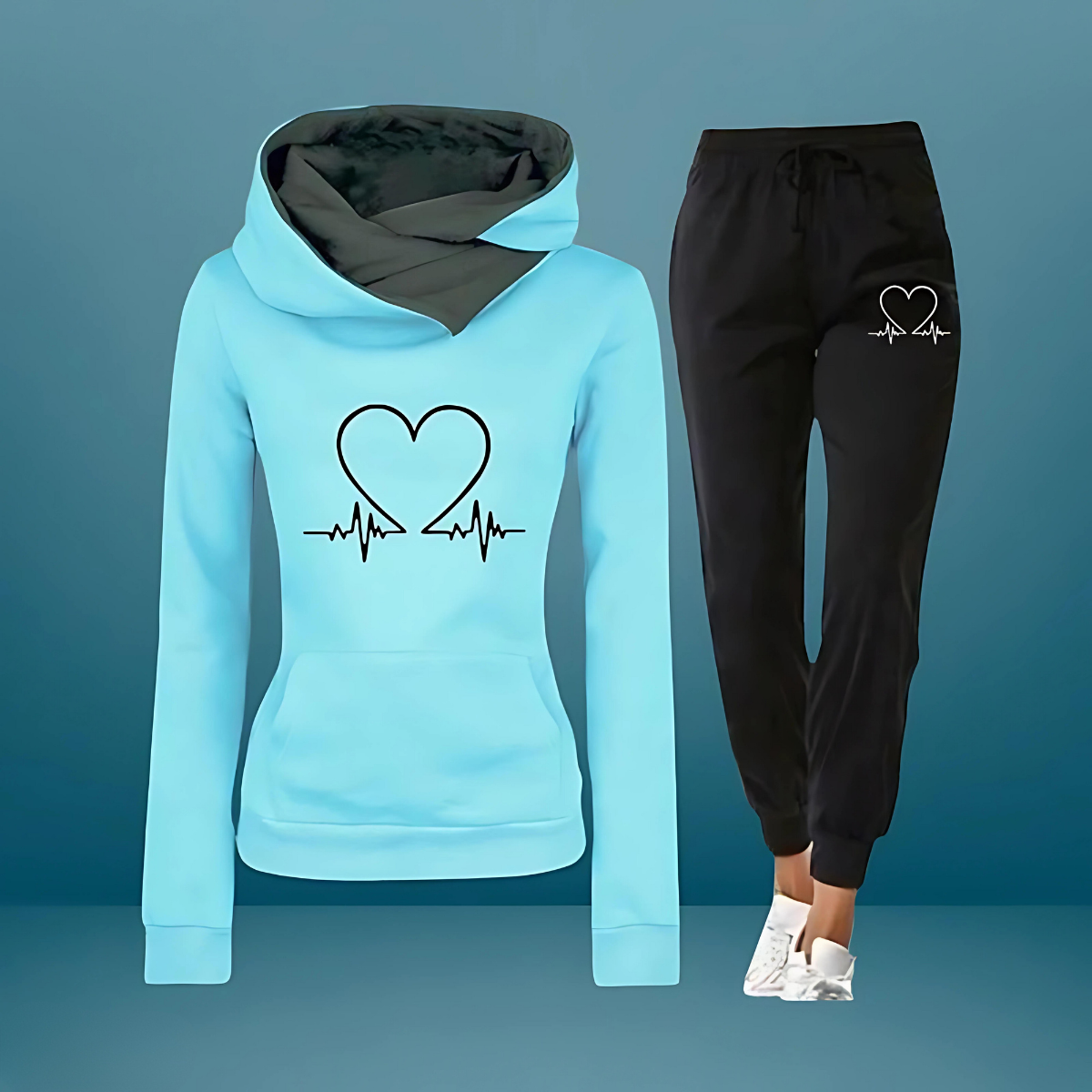Julia | T-Shirt Heartbeat Élégant