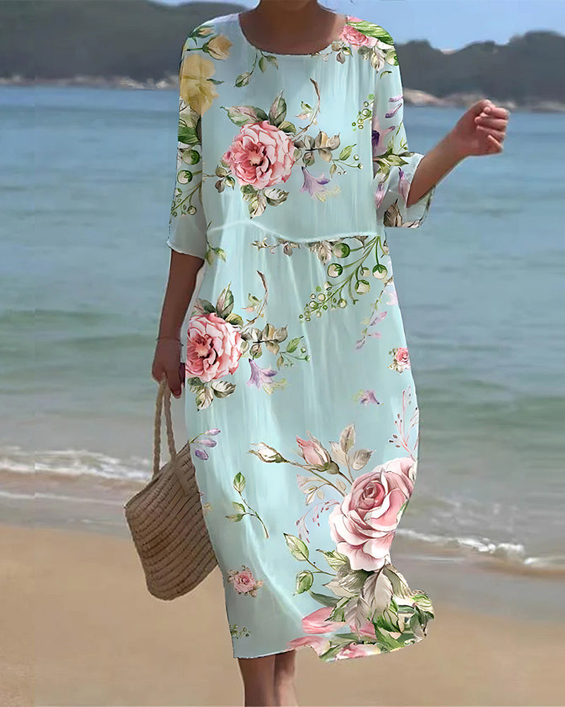 Chloé | Élégante Robe Fleurie