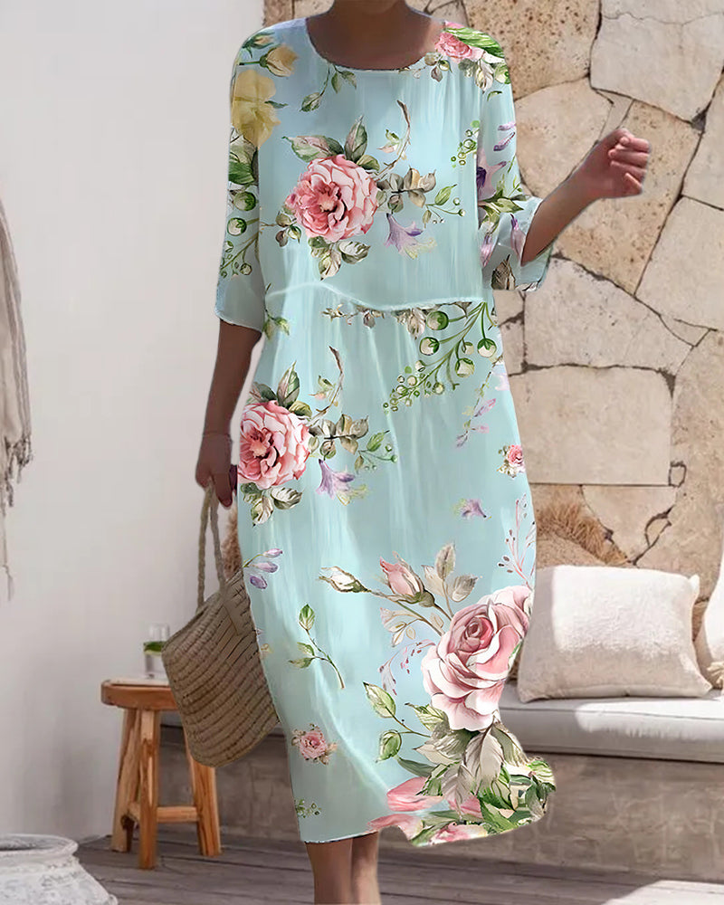 Chloé | Élégante Robe Fleurie