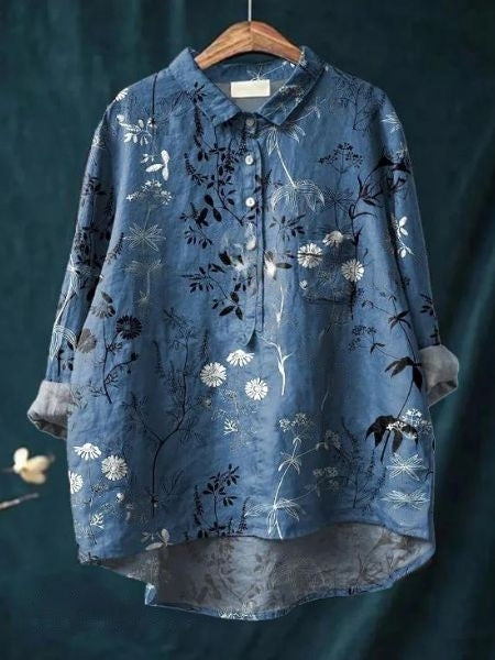 Céleste | Blouse Florale Élégante et Polyvalente