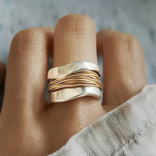 Bague En Fil D'Or Vintage