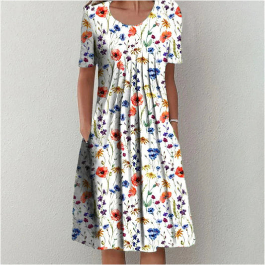 Soline - Robe Élégante En Coton