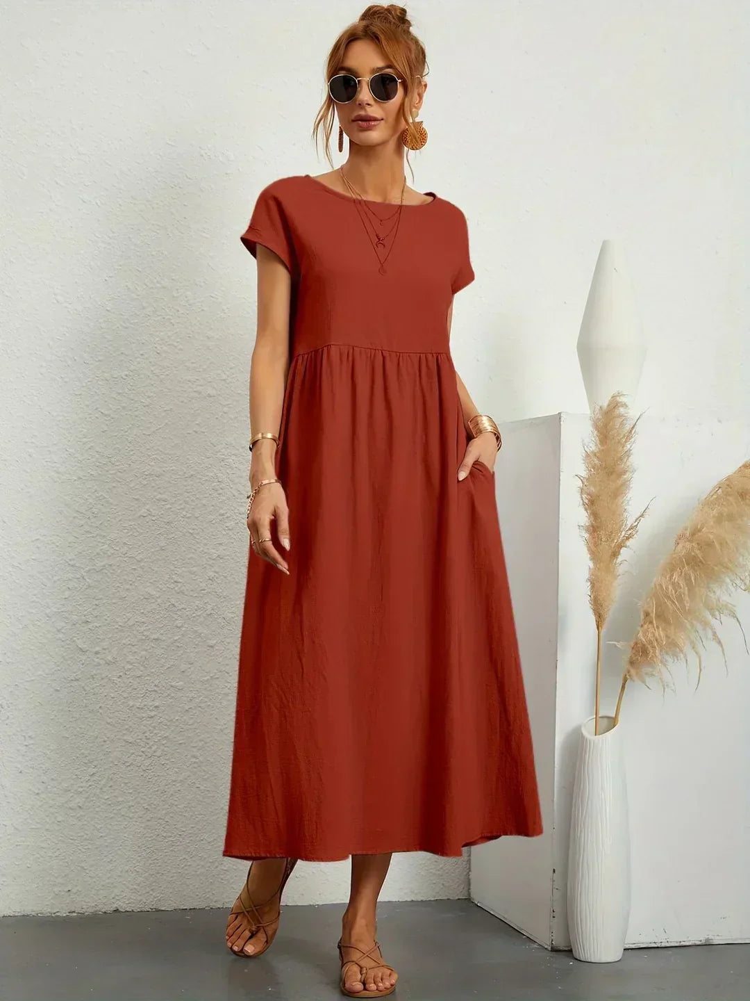 Laure | Robe en Coton Léger