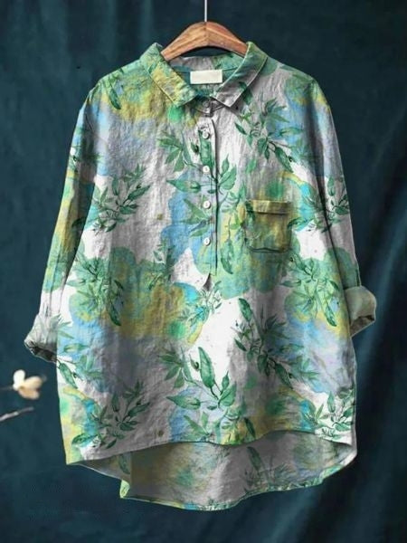 Céleste | Blouse Florale Élégante et Polyvalente