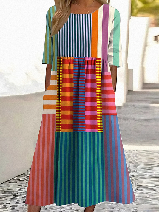 Maëlle | Robe Géométrique